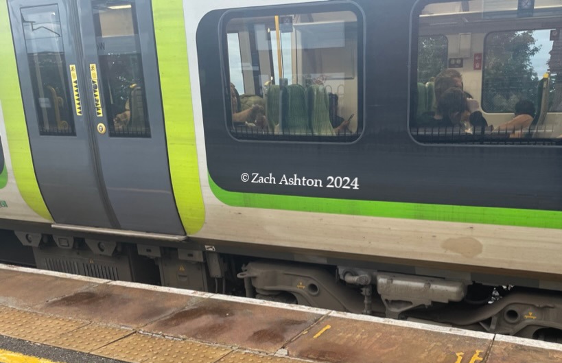 PTI at Wolverton. Large step up to the train and a lot of running gear is visible.